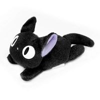 Studio Ghibli Divers Beanbag Jiji Fluffy 15 cm - Version Anglaise