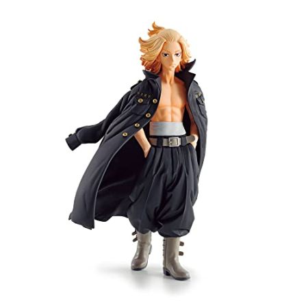 Banpresto Tokyo Revengers Manjiro Sano Bravegraph Figurine, 16 cm Hauteur, Multicolore