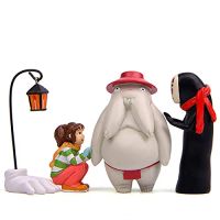 LBBBB Studio Ghibli Créatif No Face Man Ensemble De Figurines, Décorations D'ornement De Micro Paysage pour La Maison Les Meilleurs Cadeaux d'ann...