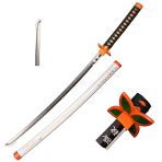 Skyward Blade Bois Cosplay Anime épée, Kochou Shinobu Samurai épée, Jouets pour Enfants, Fan d'Anime, The Special Couteau of Demon Slayer Blanc...