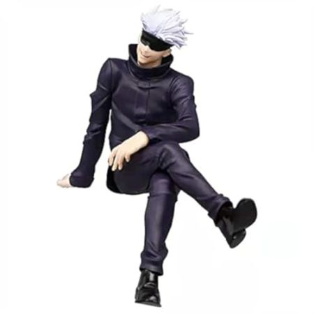 Anime Satoru.Gojou Figurine de Combat Satoru.Gojou avec Les Yeux bandés - 13 cm