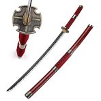 Katana Japonais en Bois One Piece Zoro Sandai Kitetsu replique Cosplay Epee de samourai Anime Sabre en Bois