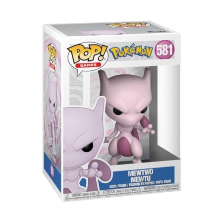 Funko Pop! Games: Pokemon - Mewtwo - Figurine en Vinyle à Collectionner - Idée de Cadeau - Produits Officiels - Jouets pour Les Enfants et Adulte...