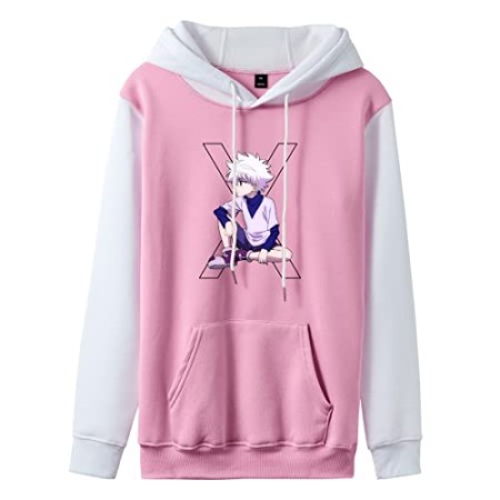 cshsb Hunter x Hunter Sweat a Capuche, Unisexe Anime Hunter x Hunter Pull Hisoka Killua Kurapika Gon Cosplay, Hoodie Sweatshirt Mode Vetement pour ...