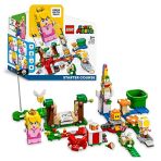 LEGO 71403 Super Mario Pack de Démarrage Les Aventures de Peach, Jouet Construction, Figurine Interactive, Toad, pour Les Enfants de 8 Ans et Plus