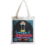 Tote bag Sac Shopping One Piece Manga Brook on Tour Concert Pirate Anime