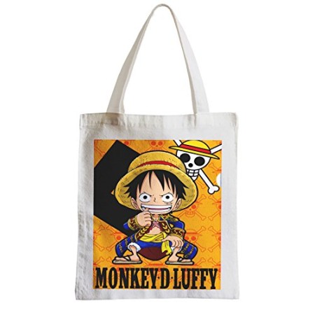 Tote bag Sac Shopping Luffy Petit Pirate One Piece Manga Japonnais Anime