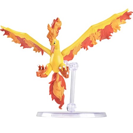 Pokemon- Sélectionner des Moltres Super articulées de 15,2 cm – Détails Authentiques – Série Select, PKW2416, Black