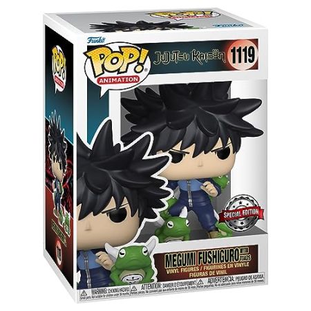 Funko Pop! & Buddy: JJK - Megumi Fushiguro with Toads - Jujutsu Kaisen - Figurine en Vinyle à Collectionner - Idée de Cadeau - Produits Offic...