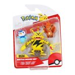 Set of 3 Pokémon Battle Figurines: Piplup, Vulpix, Electabuzz