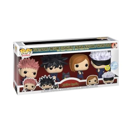 Funko Pop! Animation: Jujutsu Kaisen - Satoru Gojo - 4Pk - Figurine en Vinyle à Collectionner - Idée de Cadeau - Produits Officiels - Jouets pour...