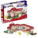 MEGA Pokémon Coffret Centre Pokémon De La Forêt, Jeu De Briques De Construction Pour Enfants Et Adultes, Figurines Pikachu, Leveinard, Évoli Et...