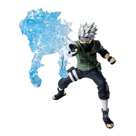 Banpresto Kakashi Jutsu Statue Loup Electrique 13CM