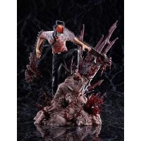 Chainsaw Man Denji Figurine Statue - 29 cm Grande Battle Ver Modèle Sculpture Anime Fait à la Main Objet de Collection Décoration de Bureau Fans...