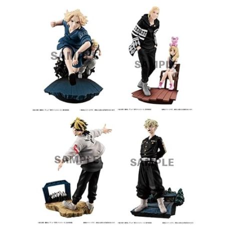 Megahouse Tokyo Revengers - Toman Heroic Scenes Vol. 2 -Statuettes Petitrama 8cm