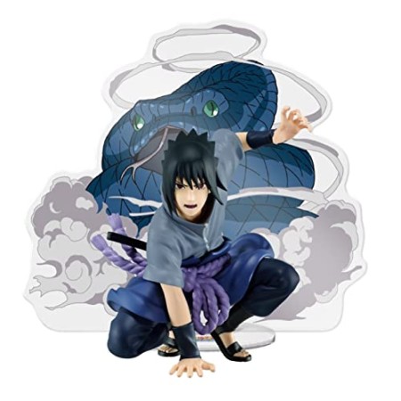 Banpresto Figurine d'action Sasuke Uchiha Naruto Shippuden Panneau Spectacle bp88033 Multicolore