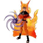 Bandai - Anime Heroes Beyond - Naruto Shippuden - Figurine 17 cm - Uzumaki - Transformation Kyubi - 37711 Multicolore