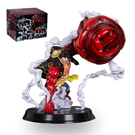 LEOSXA One Piece Figure 22cm Monkey D. Luffy Gear 4 Figure - Third Act Wano Country Figurines de Collection de Jouets d’Anime pour Enfants,Cadeau...