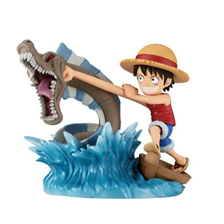 BANPRESTO One Piece - Monkey.D.Luffy - Figurine WCF-Log Stories 7cm