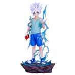 Killua Zoldyck Figurine Anime Zoldyck Statue en PVC 21,5 cm Décoration Collection Cadeaux pour les fans