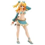 Ldruieu Fairy Tail - Figurine Lucy Heartfilia - En PVC - 17 cm - Décoration de bureau - Cadeau pour les fans d'anime