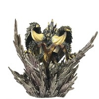 YXCC-SEN Monster Hunter Figure Velkhana Figure Nergigante Figure Silver Rathalos Figure Rathalos Figure Dragon Model Figure Ornaments PVC Statue