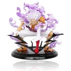 Ubephant Figurine One Piece, Luffy Gear 5, 23cm, Cartoon Model Statue, Décorations de Personnages d'Anime, Cadeaux d'anniversaire pour Enfants