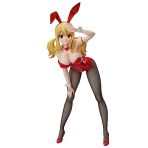 Jilijia Fairy Tail Figurine Lucy Heartfilia Super Big Figure Doll Fairy Tail Lucy Red Bunny Model Statue Figurines Collection Modèle Cadeaux 38 cm