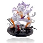 Figurine One Piece Luffy, Gear 5, Figurine Anime Jouet, PQKL-party Statue Figurine Character Collector Décorations Bureau, Jouet pour Garçon Cade...