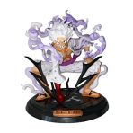 One Piece Anime/Monkey D. Ruffy Gear 5 Figurine | (22 cm) Wano Kuni Arc, Joy Boy, dieu solaire Nika