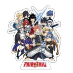 Ldruieu Fairy Tail Anime Acrylique Stand Natsu Dragneel/Lucy Heartfilia/Erza Scarlet Figurine Anime Statue Acrylique Standees Décoration de bureau...