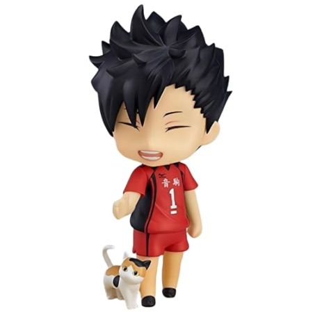 Acfigure Haikyuu Figurine de personnage de 10 cm avec pièces mobiles et interchangeables pour décoration (Kuroo Tetsurou)