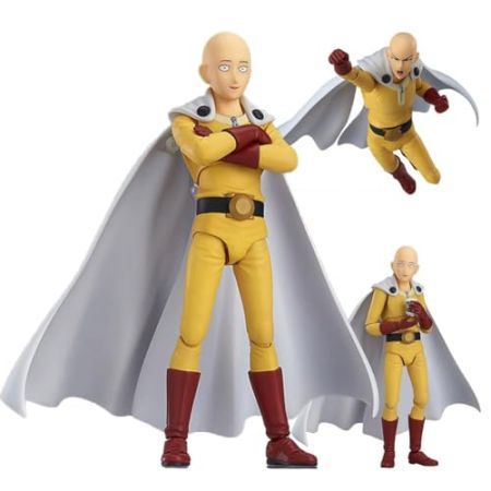 Figurine One Punch Man en PVC - 15 cm - Changement de visage - Collection de modèles - Décoration de bureau