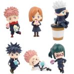 Xinchangda JJK Gojo Satoru Lot de 6 figurines d'anime Geto Suguru/Itadori Yuuji/Fushigura Megumi Figurine d'action 9 cm