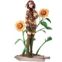 Qiancc Komatsu Nana Figurine Anime Fille Figurines debout Personnage de dessin animé Statue Tournesols Paysage Figurine Modèle Ornements Collecti...