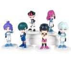 Zhongkaihua Lot de 6 figurines d'anime Blue Lock - Nagi/Bachira/Reo/Rin/Bachira - Mini figurine d'action bleue - Décoration de gâteau - Cadeaux -...