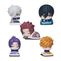 Ciyoulio Blue Lock Lot de 5 mini figurines Bachira Meguru/Chigiri Hyoma - Figurine de bureau - 5 cm